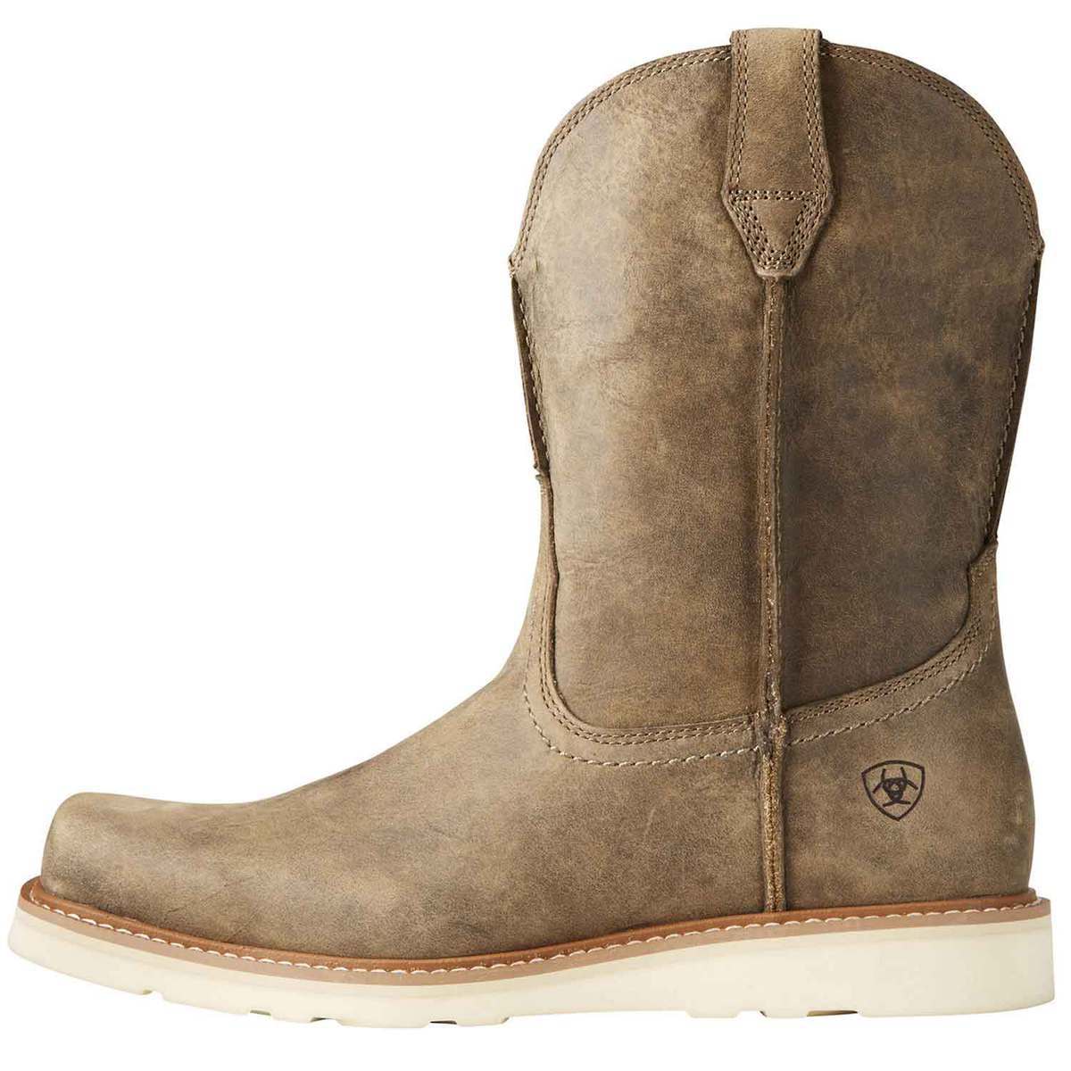 Ariat Men's Rambler Recon Western Work Boots - Brown Bomber - Size 8 D - Brown Bomber 8 Ariat Men's Rambler Recon Western Work Boots - Brown Bomber - Size 8 D - Brown Bomber 8