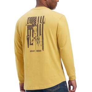 Ariat Men's Rebar Cotton Strong American Outdoors Long Sleeve Casual Shirt