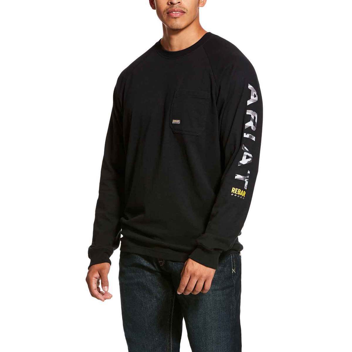 Ariat Men's Rebar Cotton Strong Long Sleeve Shirt Ariat Men's Rebar Cotton Strong Long Sleeve Shirt