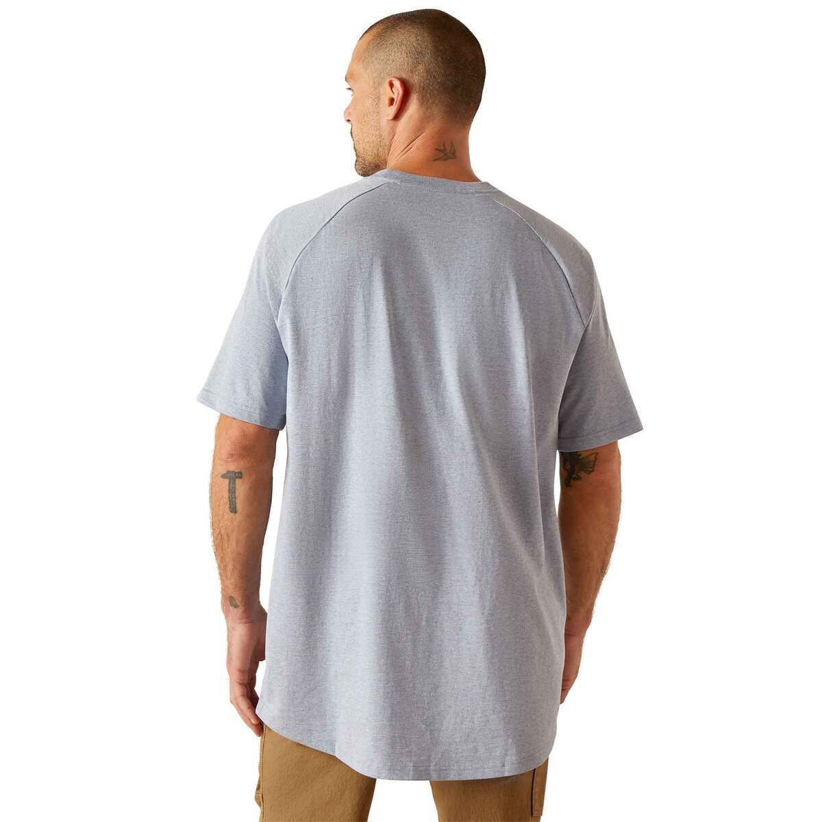 Ariat Men's Rebar Cotton Strong Short Sleeve Work Shirt Ariat Men's Rebar Cotton Strong Short Sleeve Work Shirt