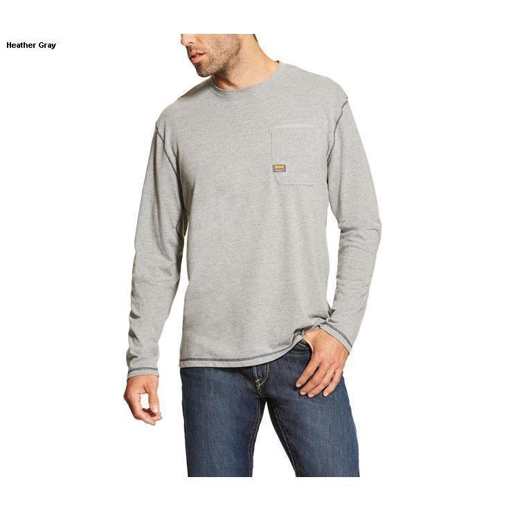Ariat Men's Rebar Crew Long Sleeve Shirt Ariat Men's Rebar Crew Long Sleeve Shirt