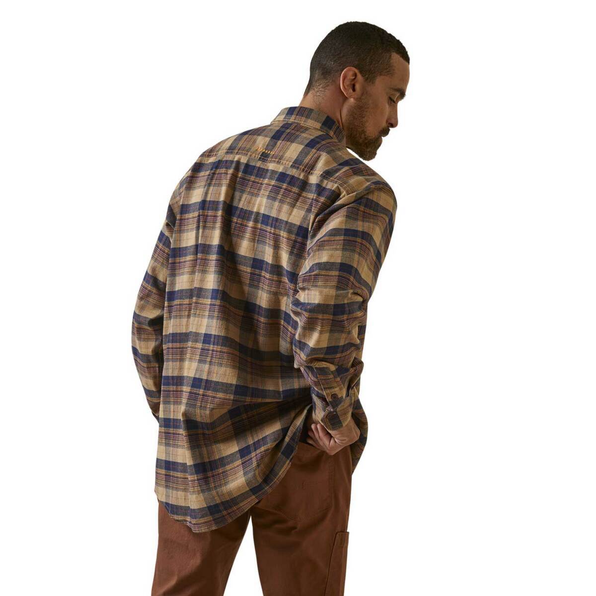 Ariat Men's Rebar Flannel Durastretch Long Sleeve Work Shirt Ariat Men's Rebar Flannel Durastretch Long Sleeve Work Shirt
