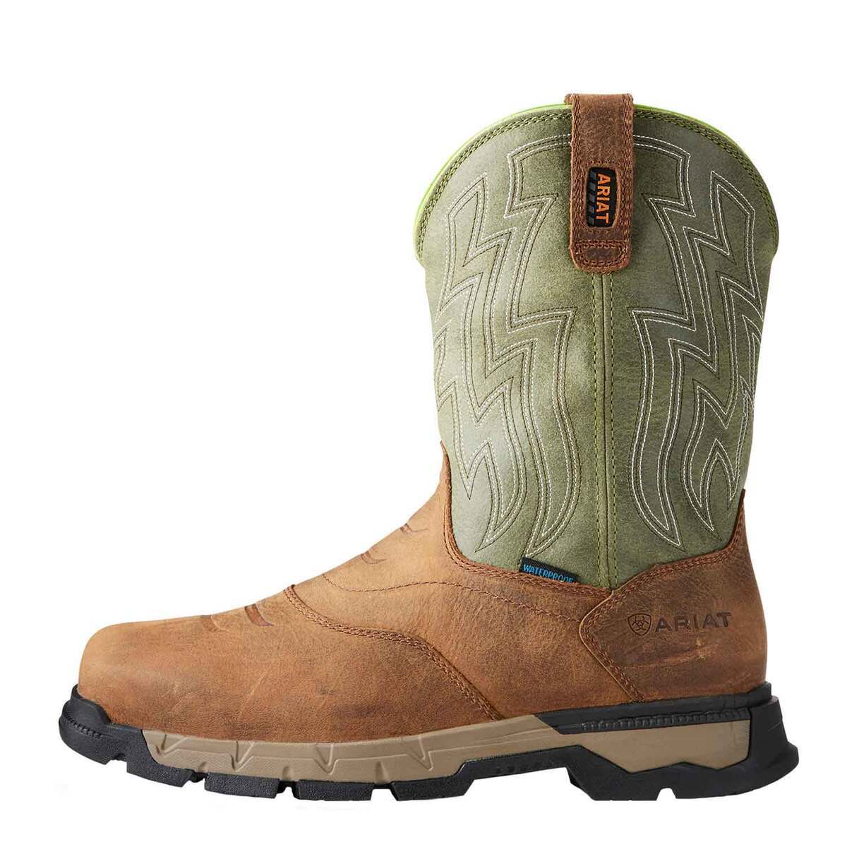 Toes With Rye Ariat Men's Rebar Flex Western Composite Toe Waterproof 10in Work Boots ...