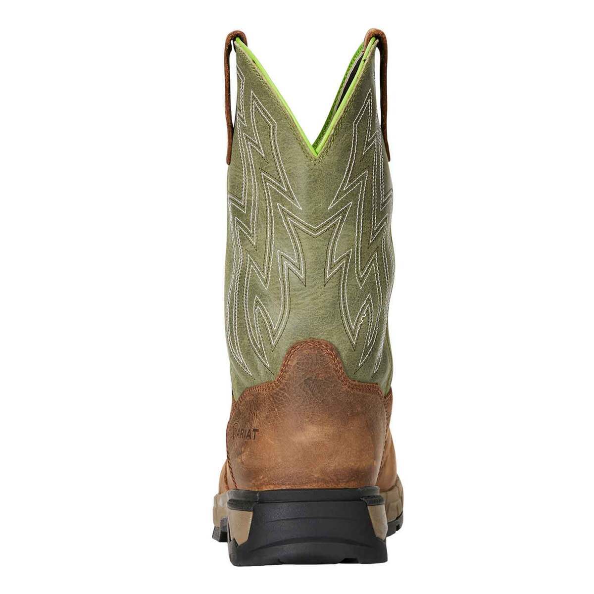 Toes With Rye Ariat Men's Rebar Flex Western Composite Toe Waterproof 10in Work Boots ...