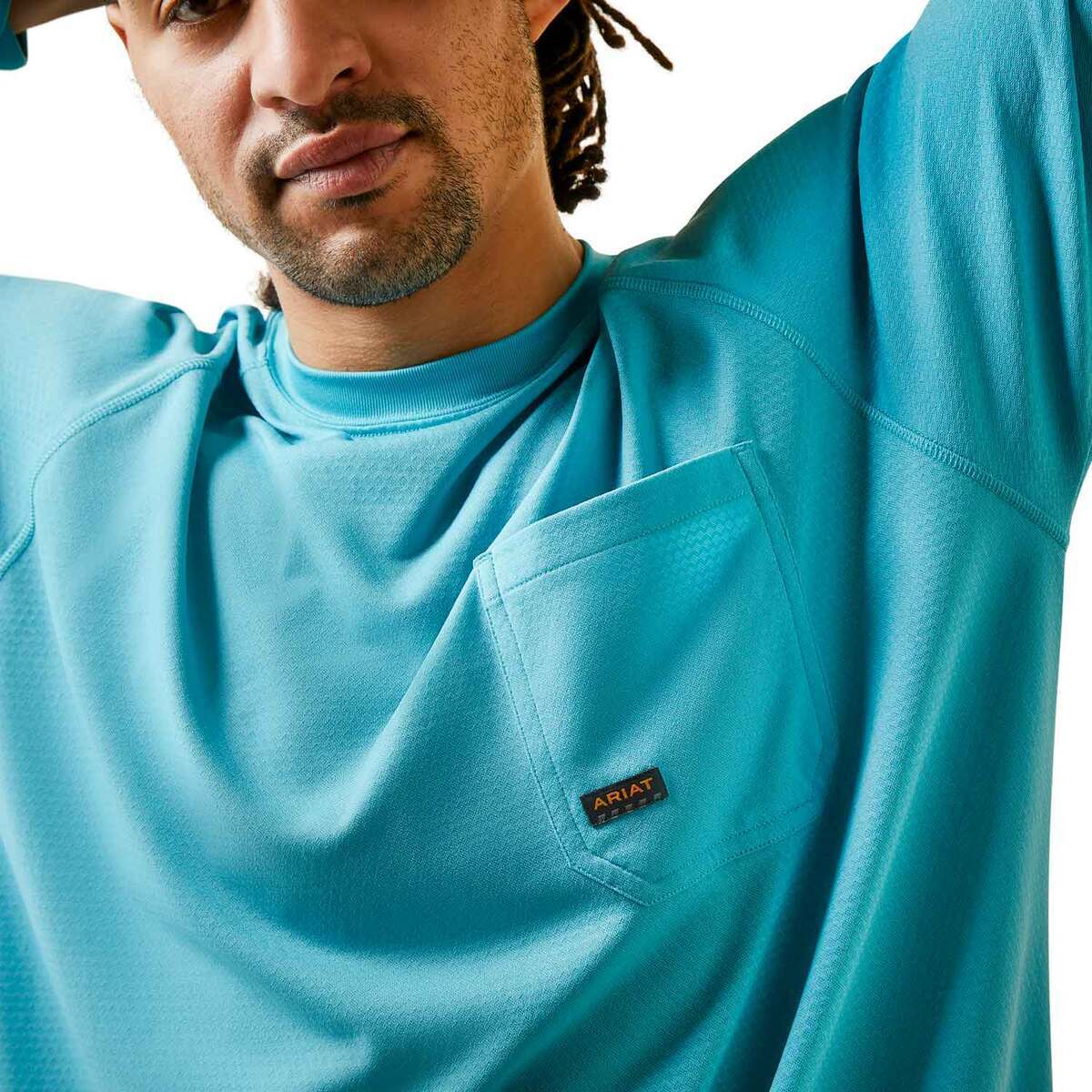 Ariat Men's Rebar Heat Fighter Long Sleeve Work Shirt Ariat Men's Rebar Heat Fighter Long Sleeve Work Shirt