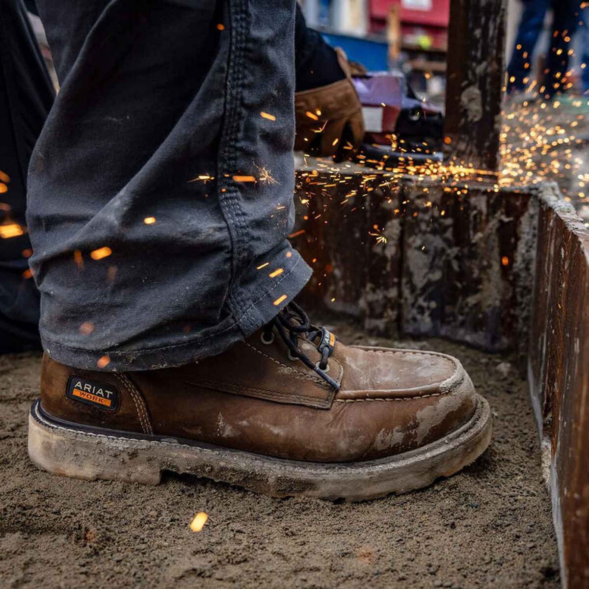 Ariat Men's Rebar Lift Composite Toe Waterproof 6in Work Boots ...