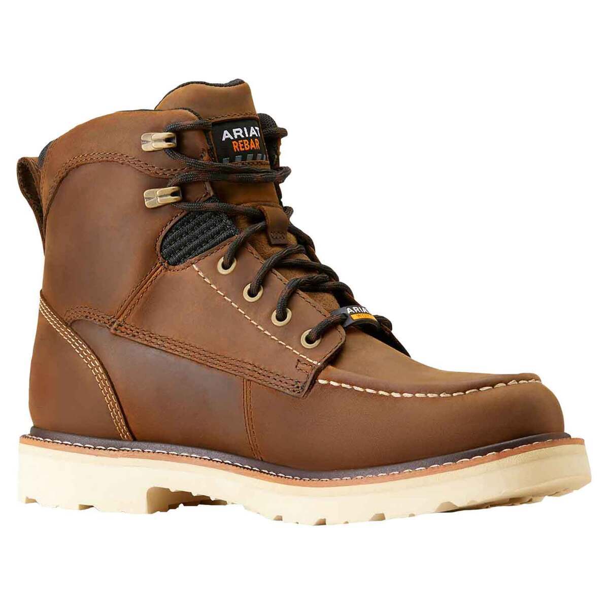 Ariat Men's Rebar Lift Soft Toe Waterproof 6in Work Boots | Sportsman's ...