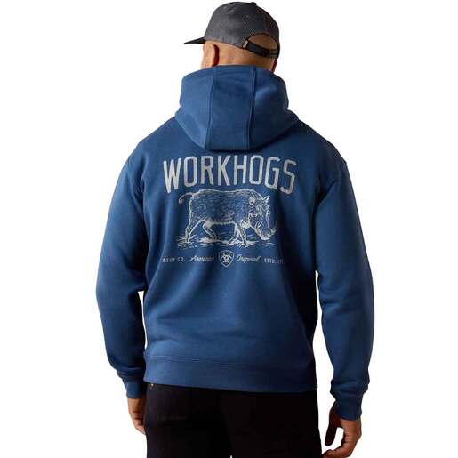 Ariat Men's Rebar Lightweight Workhog Work Hoodie - Dark Denim XL