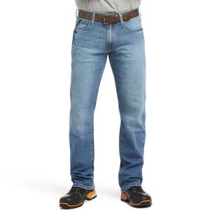 Ariat Men's Rebar M4 DuraStretch Low Rise Boot Cut Denim Jeans