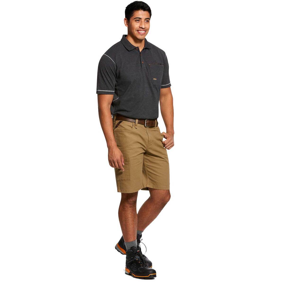 Ariat Men's Rebar Made Tough DuraStretch Work Shorts Ariat Men's Rebar Made Tough DuraStretch Work Shorts