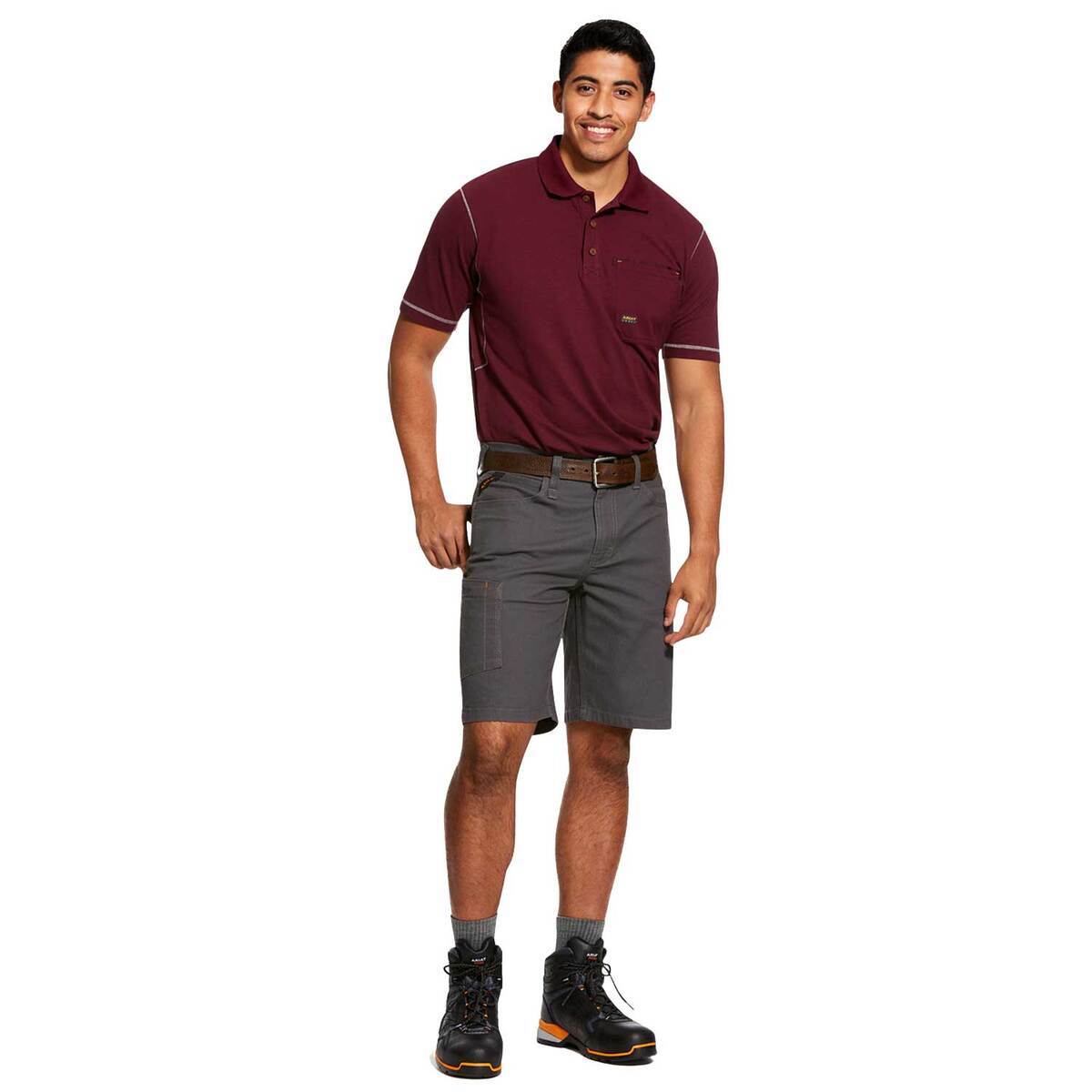 Ariat Men's Rebar Made Tough DuraStretch Work Shorts Ariat Men's Rebar Made Tough DuraStretch Work Shorts