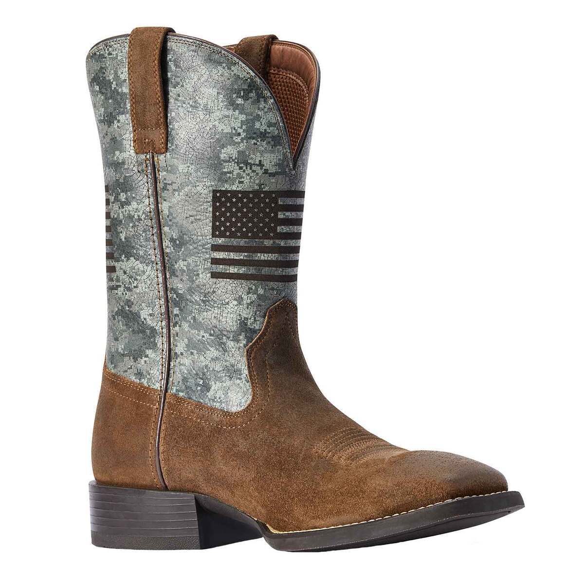 Ariat Men's Sport Flying Proud Western Boots - Tumbleweed Taupe/Digi Green Camo - Size 11 E - Tumbleweed Taupe/Digi Green Camo 11 Ariat Men's Sport Flying Proud Western Boots - Tumbleweed Taupe/Digi Green Camo - Size 11 E - Tumbleweed Taupe/Digi Green Camo 11