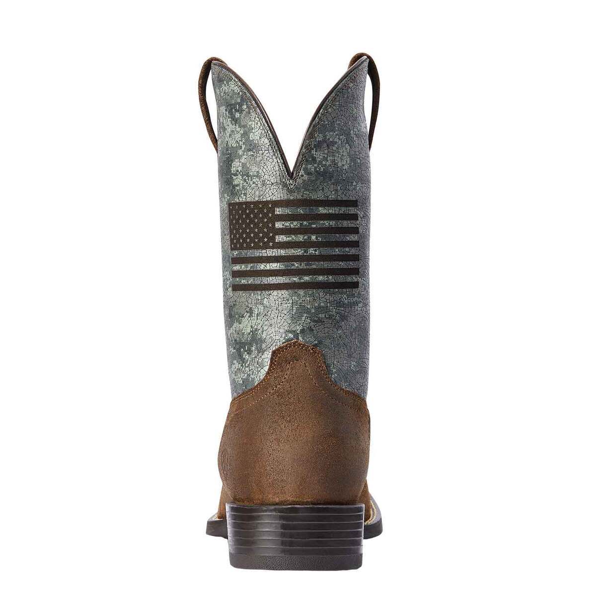 Ariat Men's Sport Flying Proud Western Boots - Tumbleweed Taupe/Digi Green Camo - Size 11 E - Tumbleweed Taupe/Digi Green Camo 11 Ariat Men's Sport Flying Proud Western Boots - Tumbleweed Taupe/Digi Green Camo - Size 11 E - Tumbleweed Taupe/Digi Green Camo 11