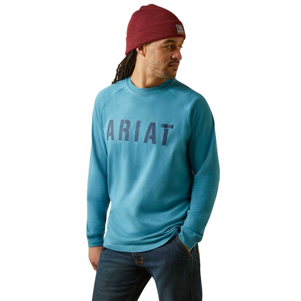 Ariat Men's Strong Block Long Sleeve Work Shirt Ariat Men's Strong Block Long Sleeve Work Shirt