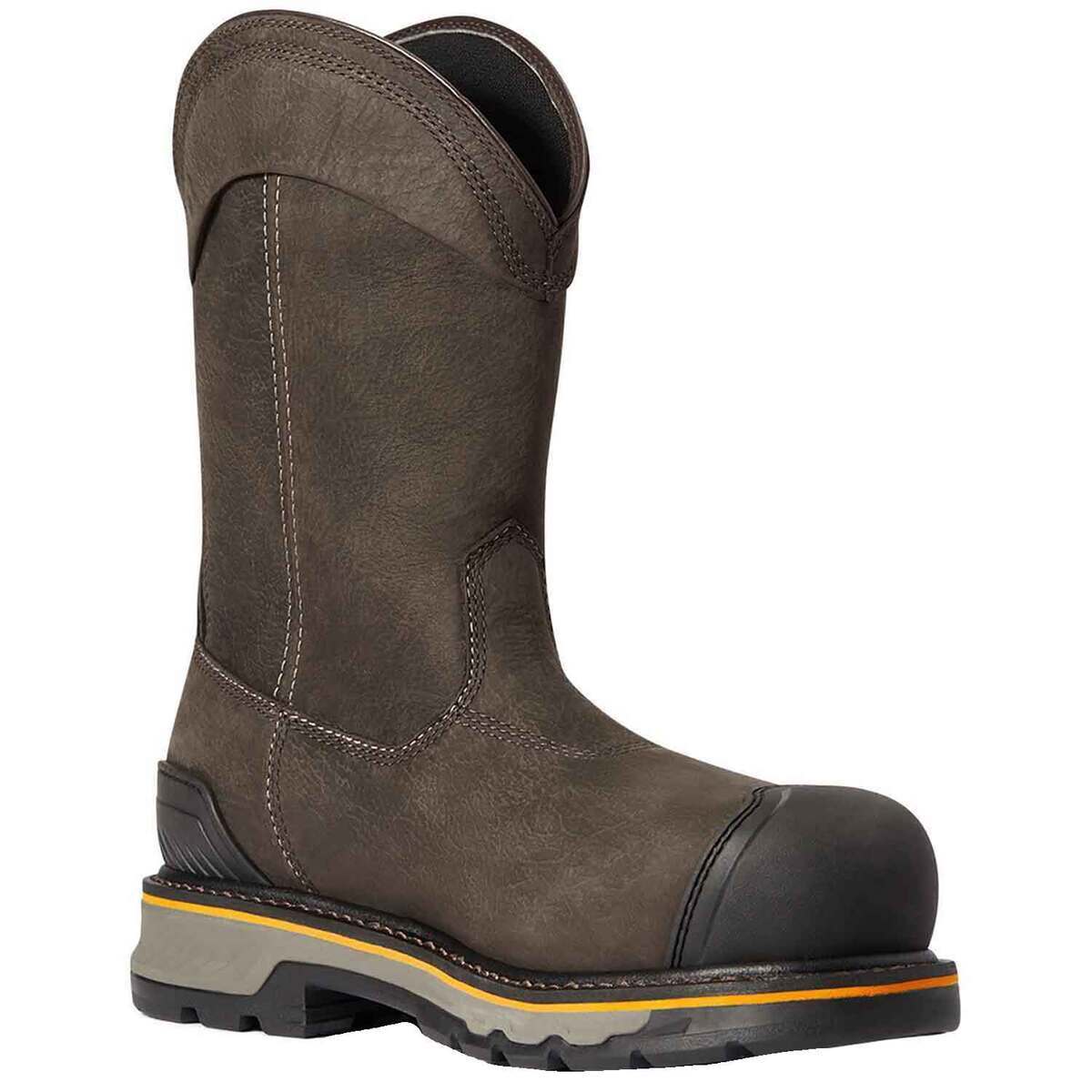 Ariat Men's Stump Jumper Pull On Composite Toe Waterproof 10in Work Boots Ariat Men's Stump Jumper Pull On Composite Toe Waterproof 10in Work Boots