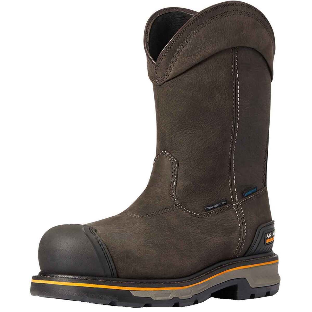 Ariat Men's Stump Jumper Pull On Composite Toe Waterproof 10in Work Boots Ariat Men's Stump Jumper Pull On Composite Toe Waterproof 10in Work Boots
