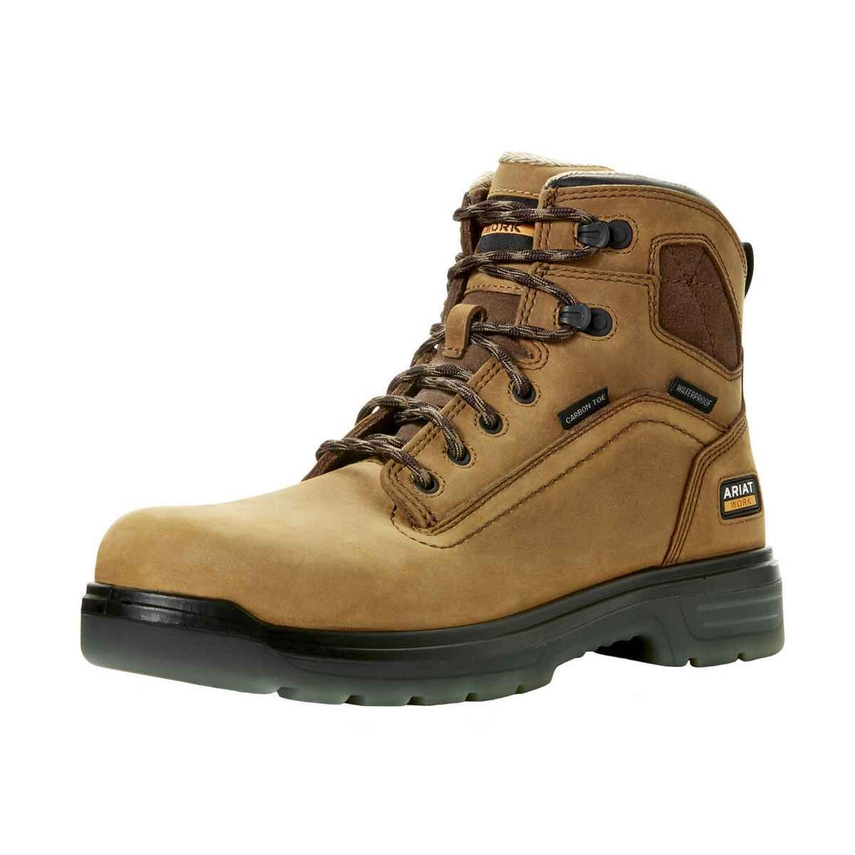 Ariat Men's Turbo Carbon Toe Waterproof 6in Work Boots Ariat Men's Turbo Carbon Toe Waterproof 6in Work Boots