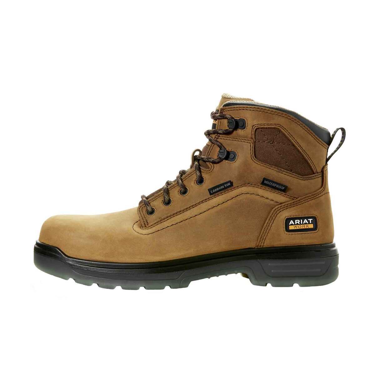 Ariat Men's Turbo Carbon Toe Waterproof 6in Work Boots Ariat Men's Turbo Carbon Toe Waterproof 6in Work Boots