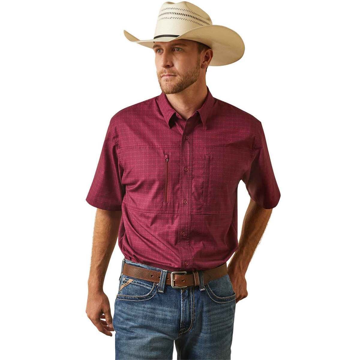 Ariat Men's VentTEK Classic Short Sleeve Work Shirt Ariat Men's VentTEK Classic Short Sleeve Work Shirt