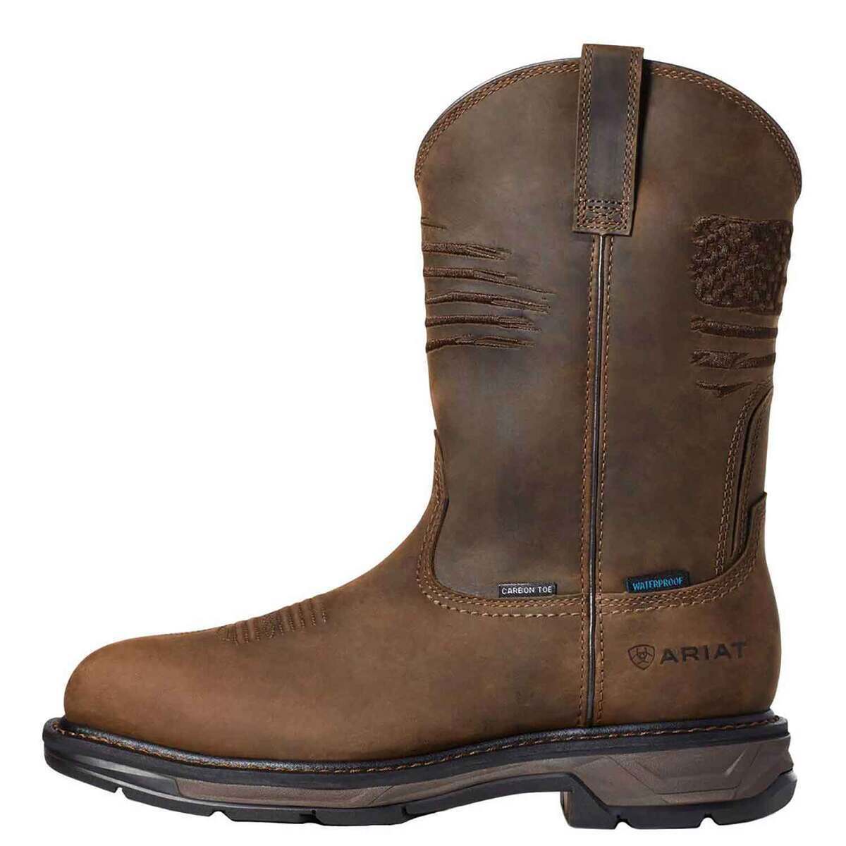 Ariat Men's WorkHog XT Patriot Carbon Toe Waterproof Work Boots ...