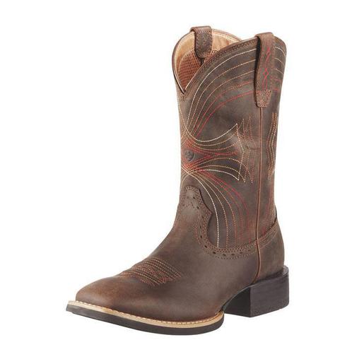 Ariat Men's Sport Wide Square Toe Western Boots - Moccasin 11.5