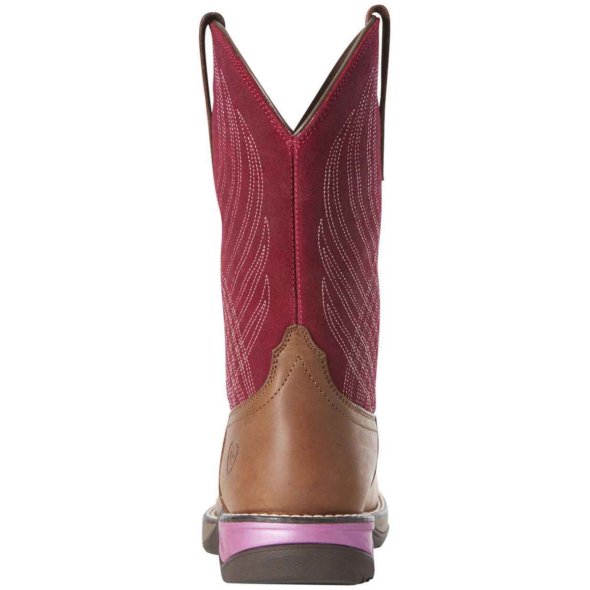 Ariat Women's Anthem Soft Toe Western Work Boots - Raspberry - Size 8 - Raspberry 8 Ariat Women's Anthem Soft Toe Western Work Boots - Raspberry - Size 8 - Raspberry 8