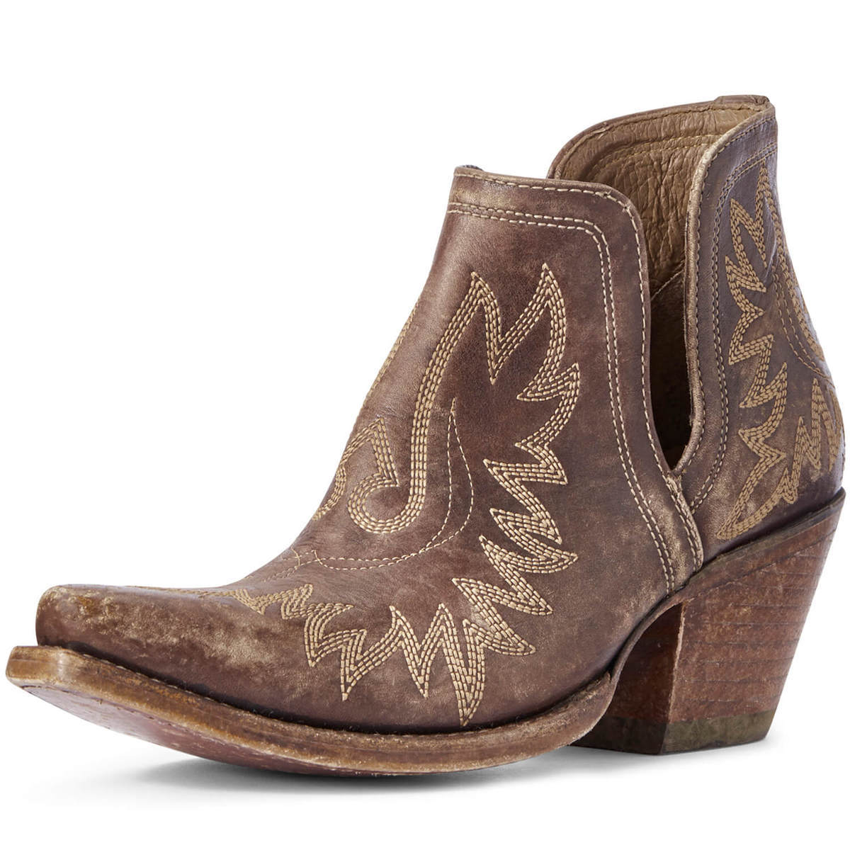 Ariat Women's Dixon Western Boots - Distressed Brown - Size 9.5 ...