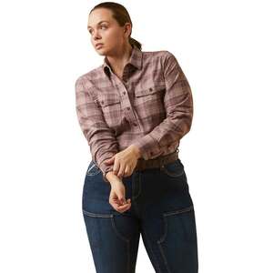 Ariat Women's Flannel Durastretch Long Sleeve Work Shirts