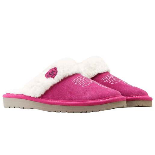 Ariat Women's Jackie Square Toe Slippers - Very Berry Pink 8 - Ariat