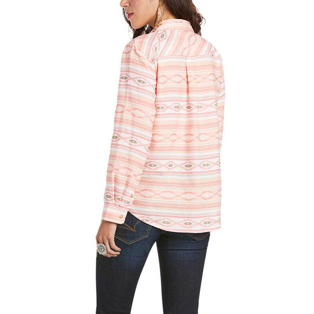 Ariat Women's Billie Jean Western Long Sleeve Work Shirt Ariat Women's Billie Jean Western Long Sleeve Work Shirt