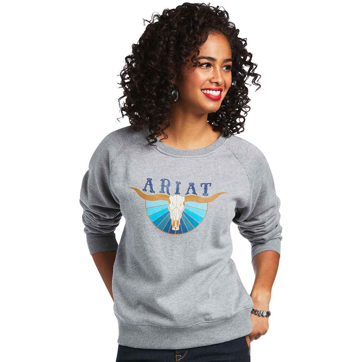 Ariat Women's REAL Pacific Steerhead Sweatshirt Ariat Women's REAL Pacific Steerhead Sweatshirt