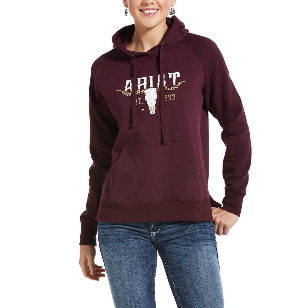Ariat | Women's FR Rev Pullover Hoodie | Navy - FR Clothing & Supply
