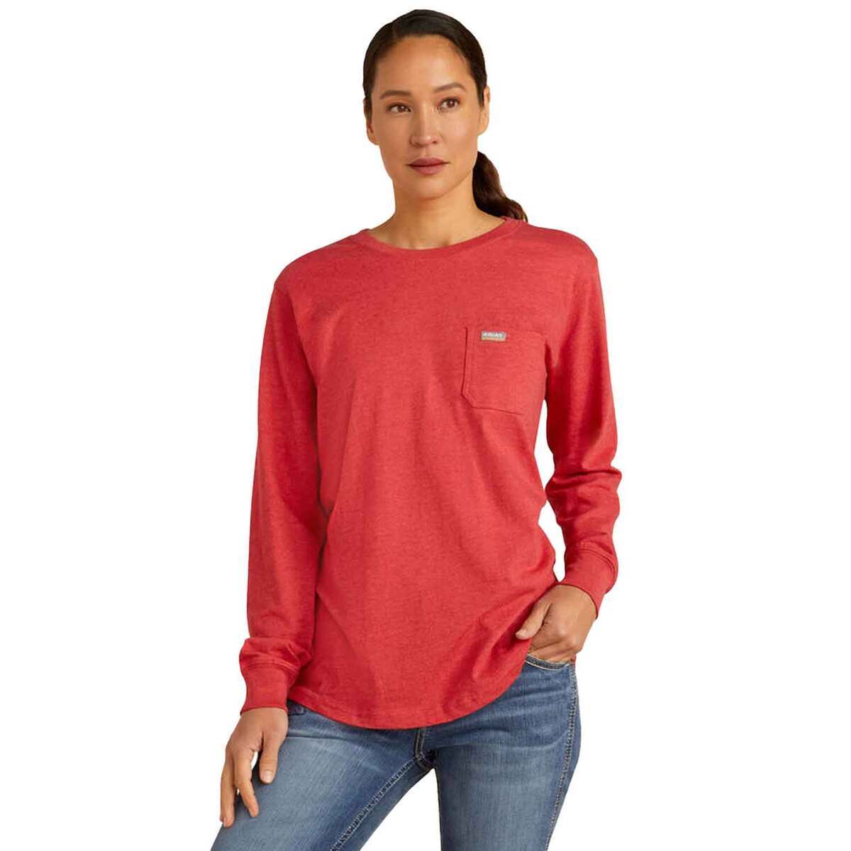 Ariat Women's Rebar Cotton Strong Long Sleeve Work Shirt Ariat Women's Rebar Cotton Strong Long Sleeve Work Shirt
