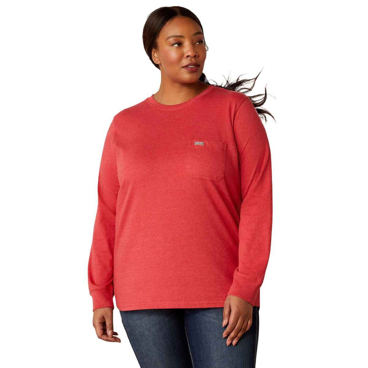 Ariat Women's Rebar Cotton Strong Long Sleeve Work Shirt Ariat Women's Rebar Cotton Strong Long Sleeve Work Shirt