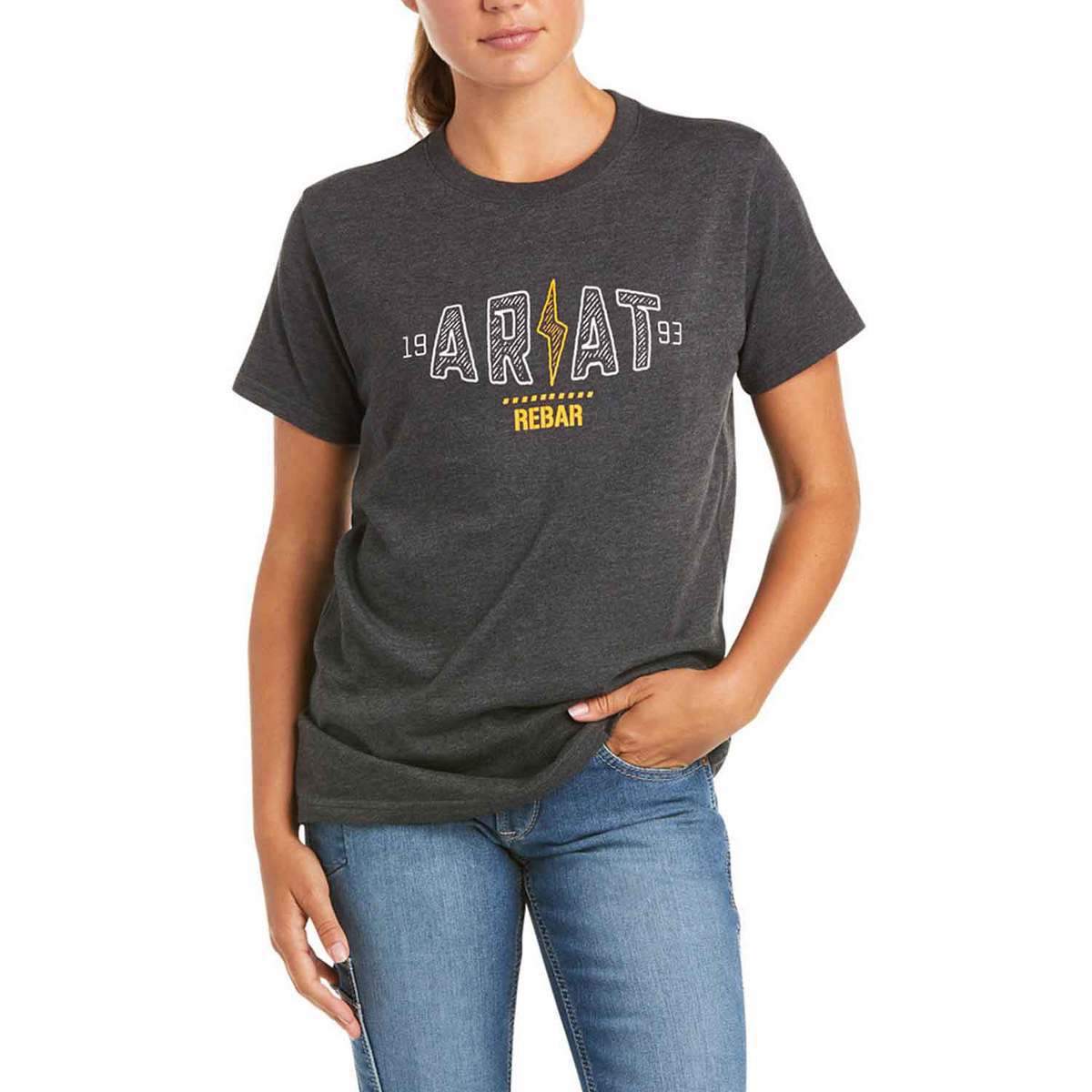 Ariat Women's Rebar Bolt Short Sleeve Casual Shirt Ariat Women's Rebar Bolt Short Sleeve Casual Shirt