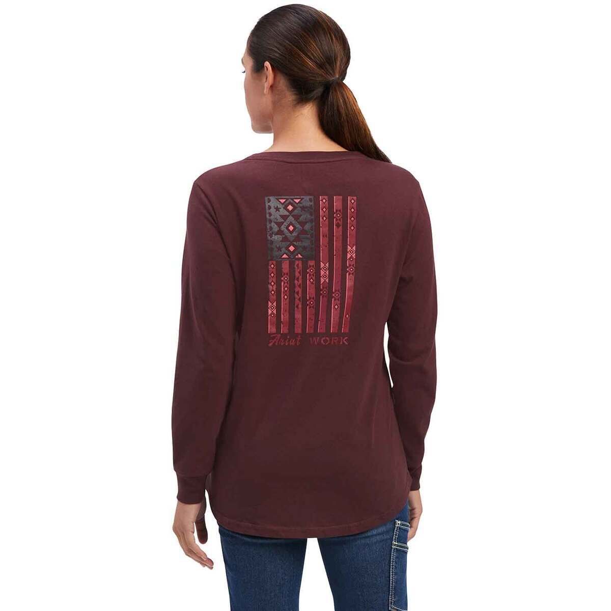 Ariat Women's Rebar CottonStrong Long Sleeve Work Shirt Ariat Women's Rebar CottonStrong Long Sleeve Work Shirt