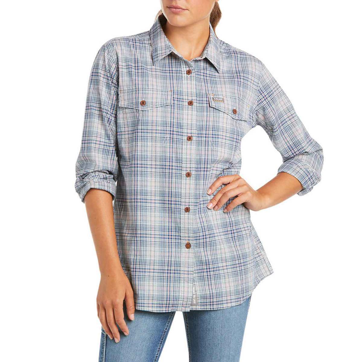 Ariat Women's Rebar DuraStretch Long Sleeve Work Shirt Ariat Women's Rebar DuraStretch Long Sleeve Work Shirt
