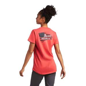 Ariat Women's Rebar Strong Flag Short Sleeve Shirt