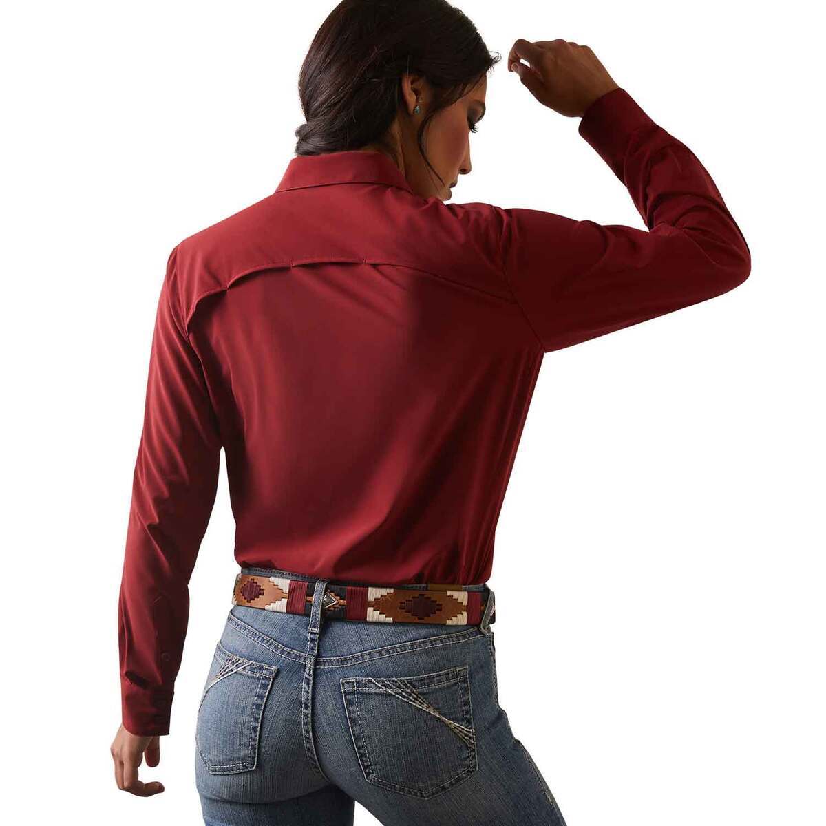 Ariat Women's VentTEK Stretch Long Sleeve Work Shirt Ariat Women's VentTEK Stretch Long Sleeve Work Shirt