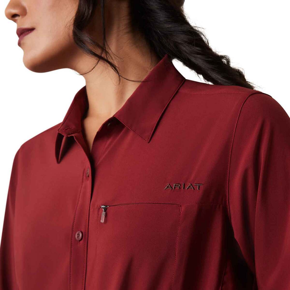 Ariat Women's VentTEK Stretch Long Sleeve Work Shirt Ariat Women's VentTEK Stretch Long Sleeve Work Shirt