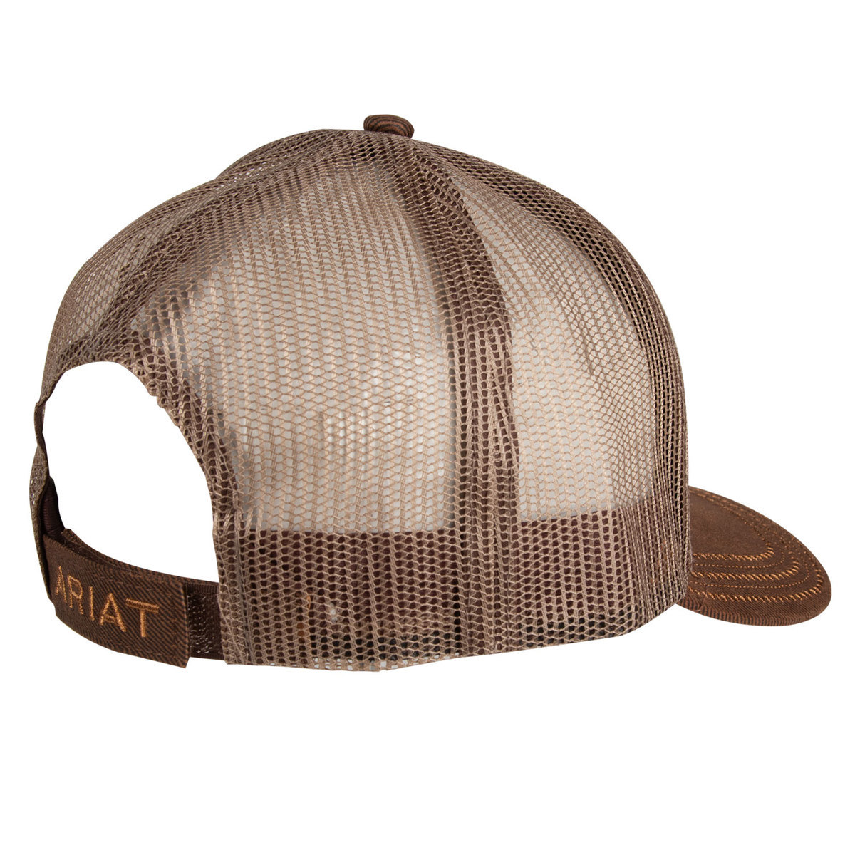 Ariat Men's Oilskin Mesh Hat - Brown - Brown One Size Fits Most Ariat Men's Oilskin Mesh Hat - Brown - Brown One Size Fits Most