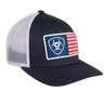 Ariat Men's USA Flag Patch Hat - Navy - Navy One Size Fits Most