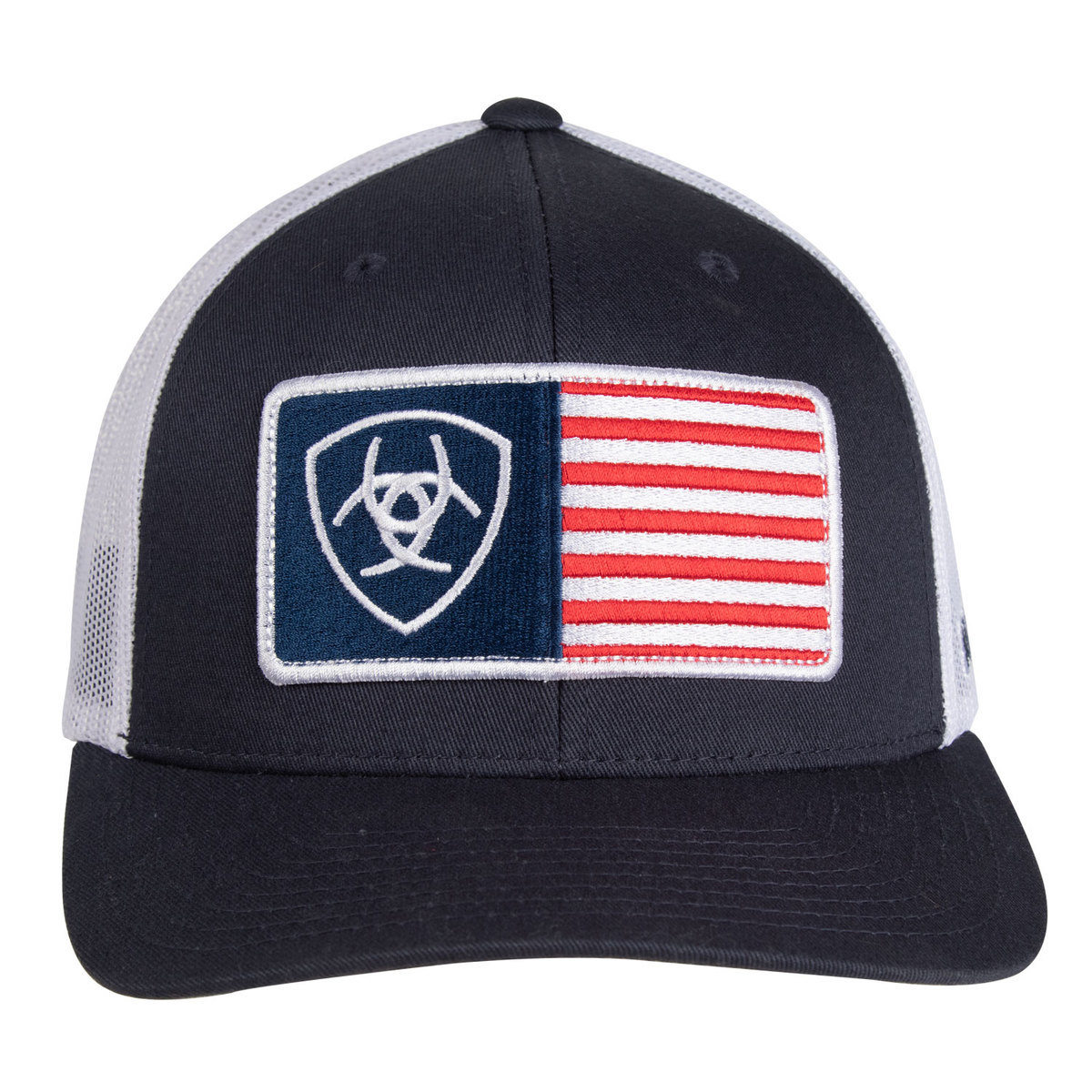 Ariat Men's USA Flag Patch Hat - Navy - Navy One Size Fits Most Ariat Men's USA Flag Patch Hat - Navy - Navy One Size Fits Most