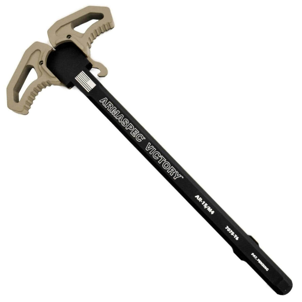 Armaspec Victory AR15 Charging Handle - Flat Dark Earth/Black - Flat Dark Earth/Black Armaspec Victory AR15 Charging Handle - Flat Dark Earth/Black - Flat Dark Earth/Black