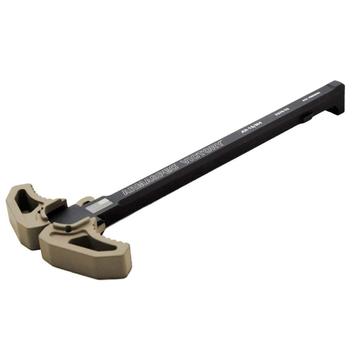 Armaspec Victory AR15 Charging Handle - Flat Dark Earth/Black - Flat Dark Earth/Black Armaspec Victory AR15 Charging Handle - Flat Dark Earth/Black - Flat Dark Earth/Black
