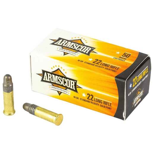 Armscor 22 Long Rifle 40gr SVSP Rimfire Ammo - 50 Rounds 50 Rounds Ammo