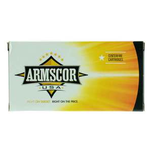 Armscor 22 WMR (22 Mag) 40gr JHP Rimfire Ammo - 50 Rounds