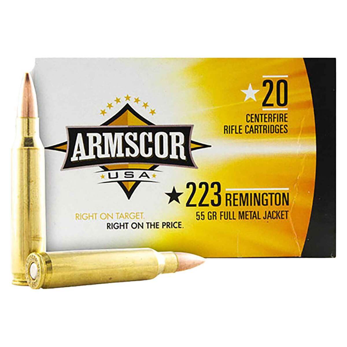 Armscor 223 Remington 55gr VMAX Rifle Ammo - 20 Rounds Armscor 223 Remington 55gr VMAX Rifle Ammo - 20 Rounds