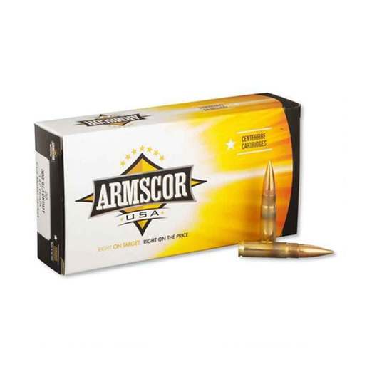 Armscor 300 AAC Blackout 147gr FMJ Rifle Ammo Ammo - 20 Rounds 20 Rounds Ammo
