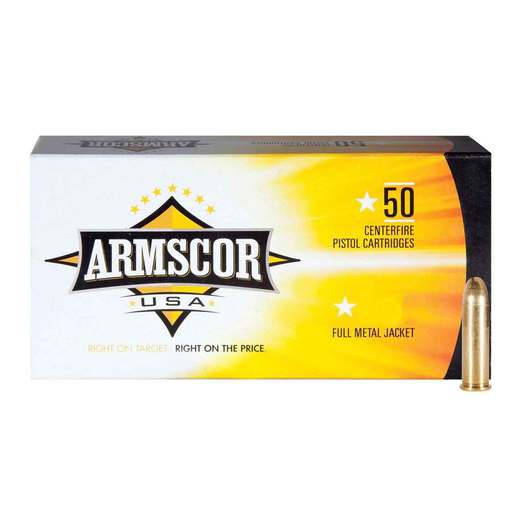 Armscor USA 357 Magnum 158gr FMJ Handgun Ammo Ammo - 50 Rounds 50 Rounds Ammo